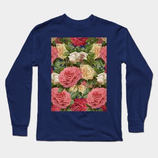 Light Floral Pattern Wall Art Long Sleeve T-Shirt